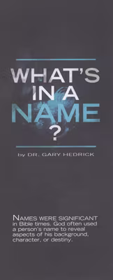 What's In A Name?